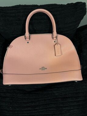 Coach Blush Pink Dome Satchel Handbag